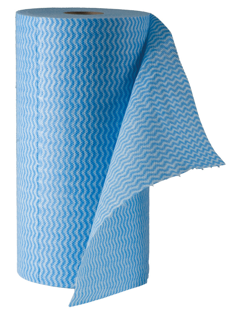 Premium Wipes Blue 50 x 30mm Roll