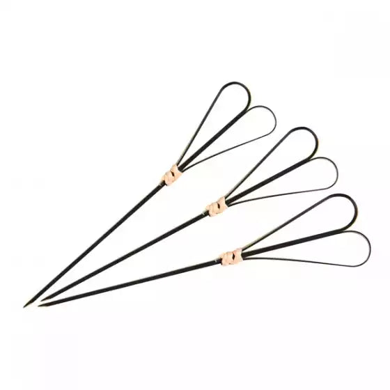 Bamboo Skewers Heart Shaped End