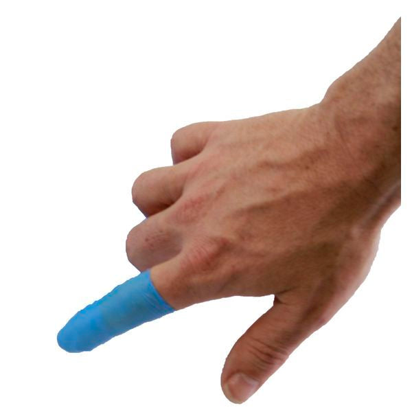 Blue Finger Cot (50/pkt) Nitrile
