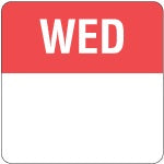 24mm Square | Day Of The Week Food Label