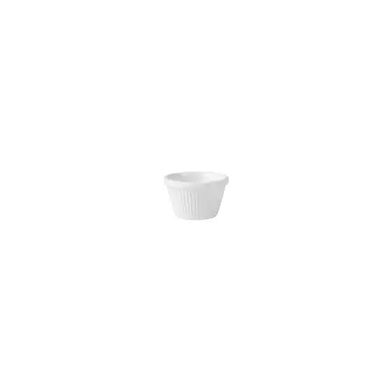 Ramekin Melamine White 60ml (Fluted)