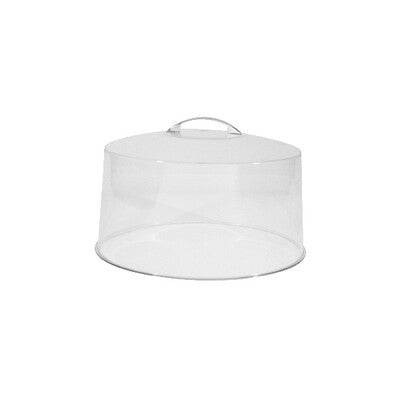 Cake Cover-clear,w/chr. Hdl. 10 1