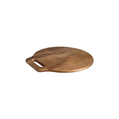 Moda Artisan Round Board-w/handle | 300mm Ø Acacia