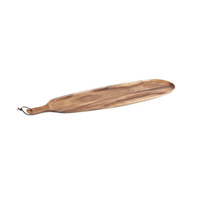 Moda Artisan Serving Board-oval | Rustic | 600x170mm Rustic Acacia