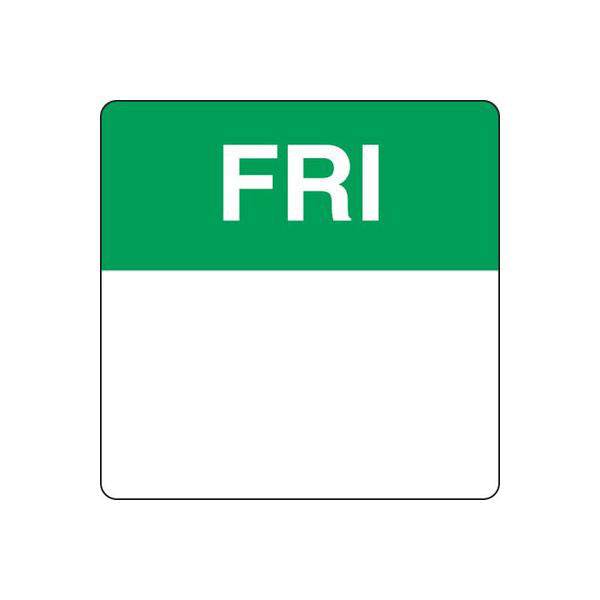 40mm Square | Day Of The Week Food Label