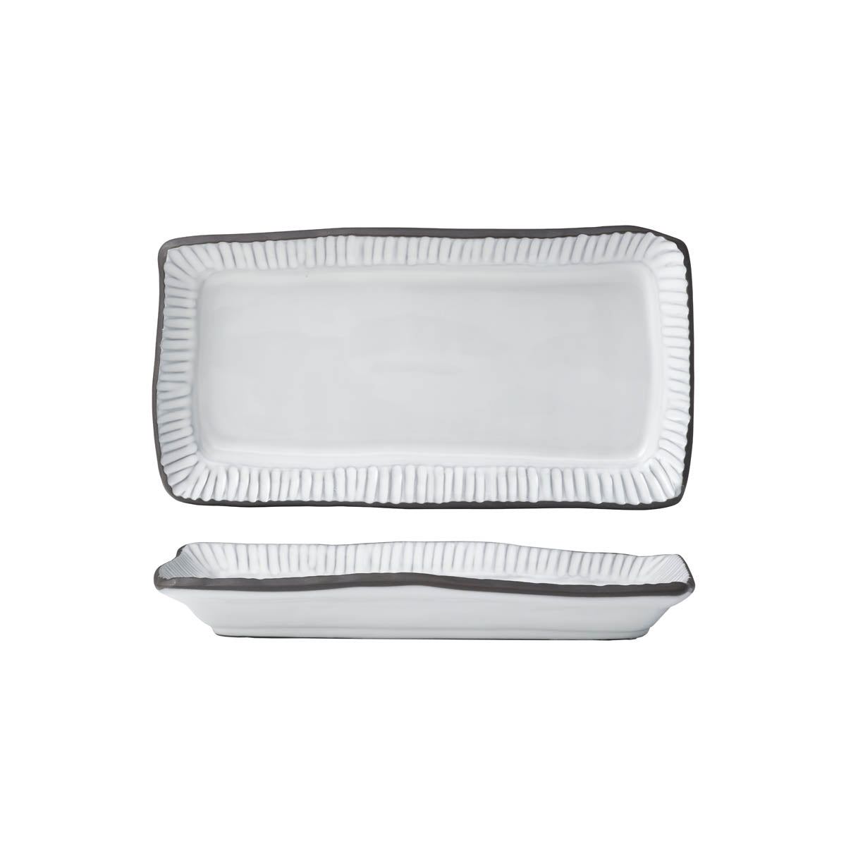 Tablekraft Linea Organics Rect Platter 300x160x40mm White