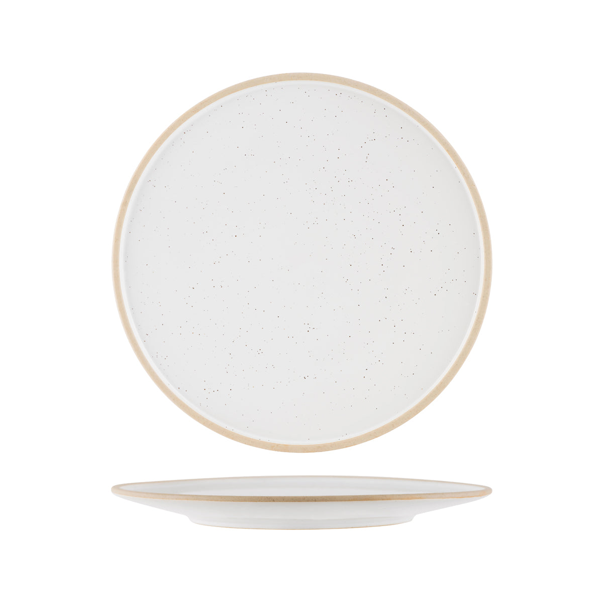 Tablekraft Soho Round Plate 285x10mm White Pebble