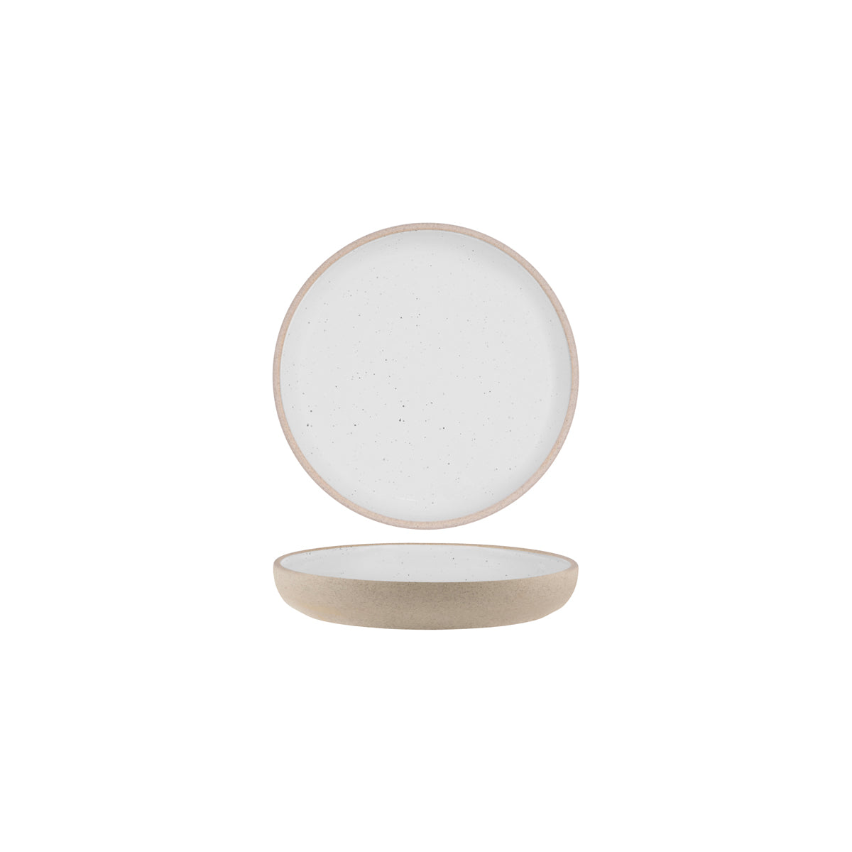 Tablekraft Soho Round Deep Coupe Plate 175x28mm White Pebble