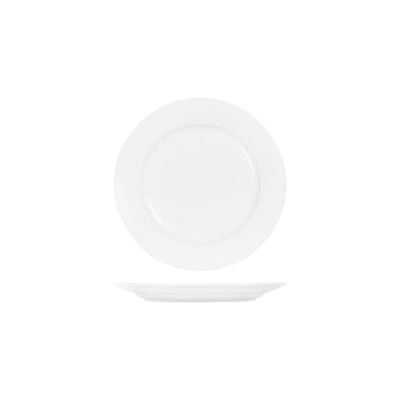 Tablekraft Core White Round Plate Rim Shape- 250mm