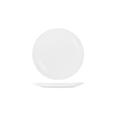 Tablekraft Core White Round Plate Coupe Shape-260mm