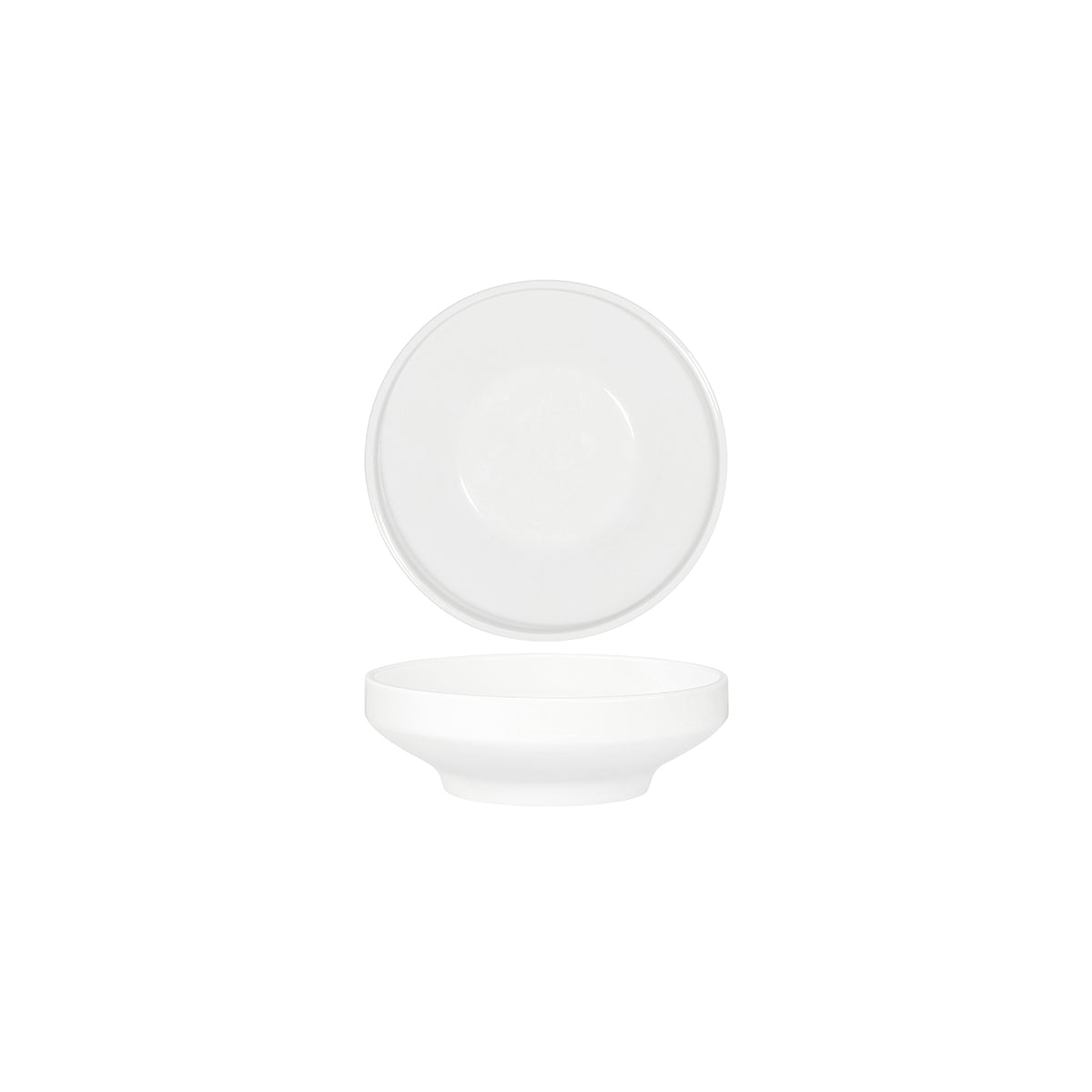 Tablekraft Core White Round Bowl Footed 160x50mm