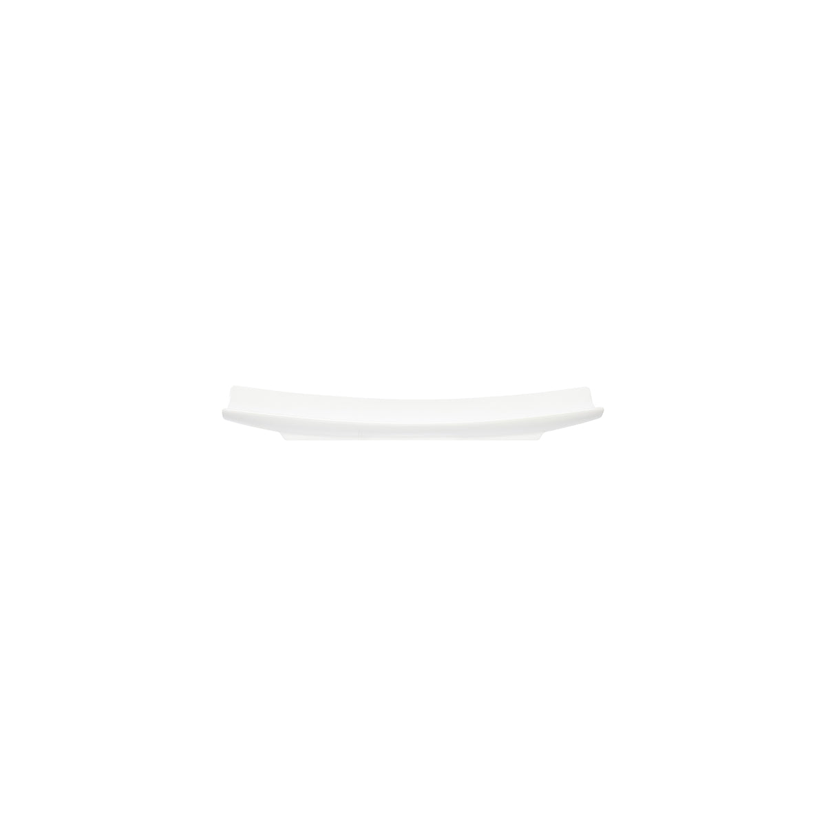 Tablekraft Core White Rectangular Server-275x70x30mm Curved