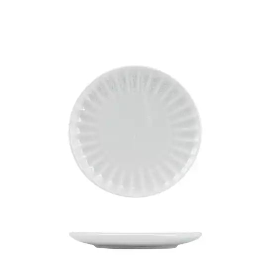 Moda Porcelain Willow Scalloped Plate 205mm