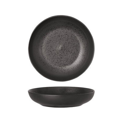 Luzerne Lava Round Share Bowl-230mm Ø | 1220ml Matt Black