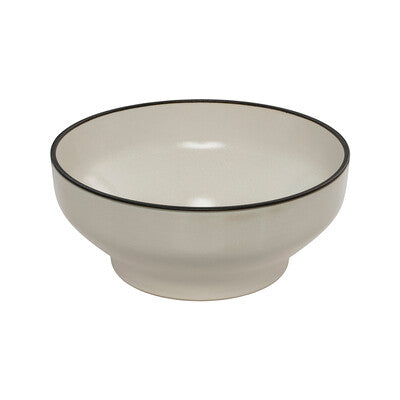 Luzerne Mod Round Bowl - 212mm Ø | 91mm H | 1577ml Dusted White