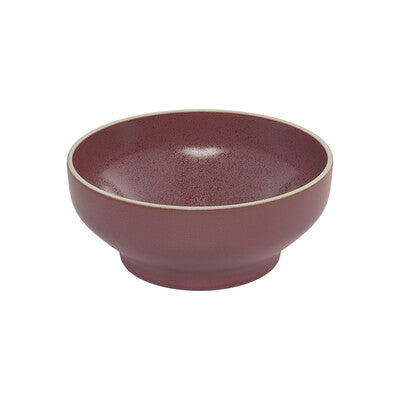 Luzerne Mod Round Bowl - 182mm Ø |77mm H | 942ml Smokey Plum