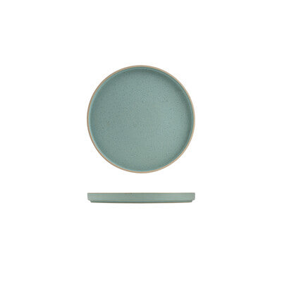 Luzerne Mod Round Stackable Plate - 235mm Ø Frosted Blue