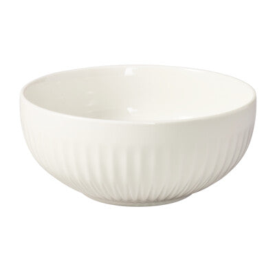 Luzerne Cottage Round Bowl - 190mm Ø |85mm H | 1295ml New Bone White
