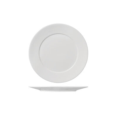 Ariane Serenity Round Plate Wide Rim 220mm White