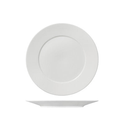 Ariane Serenity Round Plate Wide Rim 250mm White