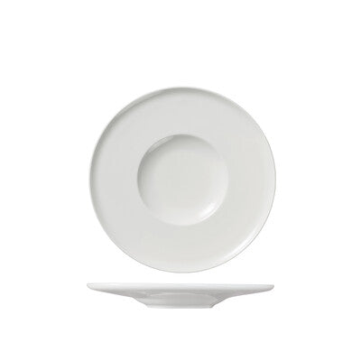 Ariane Serenity Gourmet Plate Wide Rim 220mm White