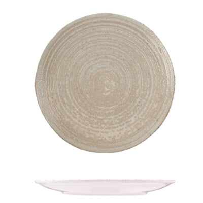 ID FINE Mocha Round Plate - Coupe, 270mm Ø