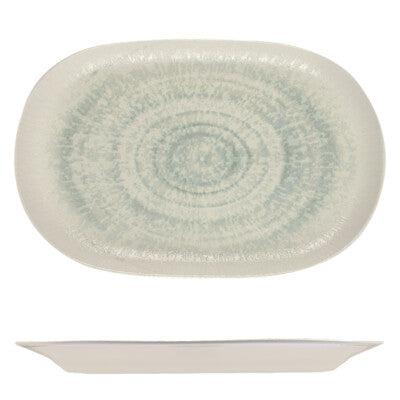 ID FINE Glacier Oval Platter - 370mm X 240mm