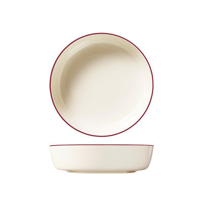 ID FINE Modest Share Bowl - 210mm Ø 1170ml Maroon Band