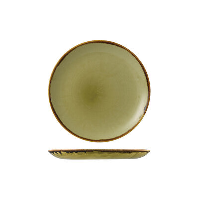 Dudson Harvest Round Coupe Plate-217mm Ø Green