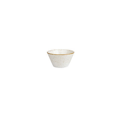 Churchill Stonecast Conical Sauce Dish-90ml Barley White