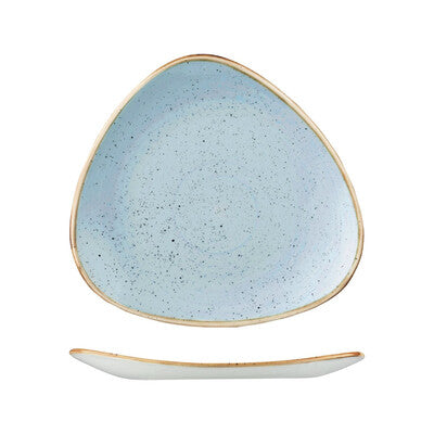 Churchill Stonecast Triangular Plate-300mm Duck Egg