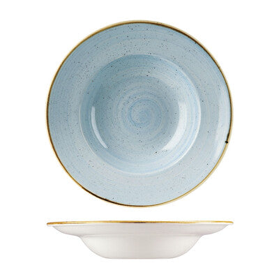 Churchill Stonecast Wide Rim Bowl-280mm Ø Duck Egg