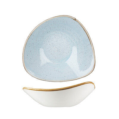 Churchill Stonecast Triangular Bowl-230mm | 600ml Duck Egg