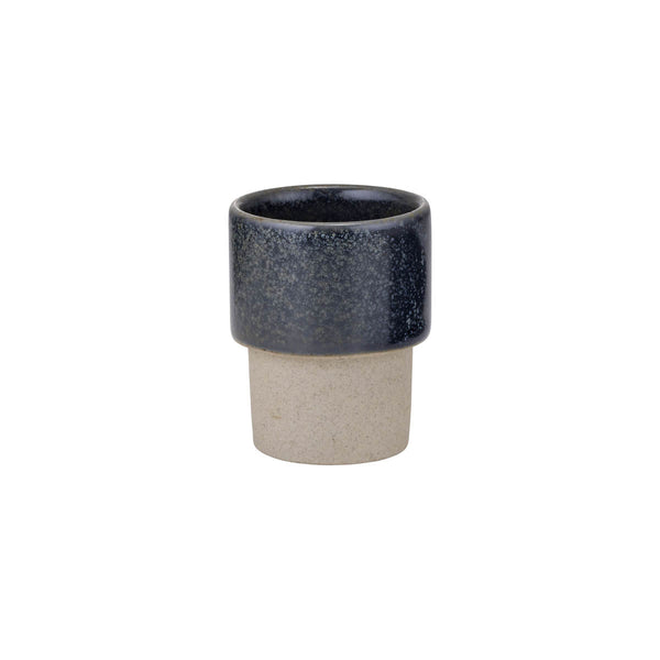 BREW POTTERY-GREY CAST ESPRESSO TUMBLER STACK NO HDL 90ml