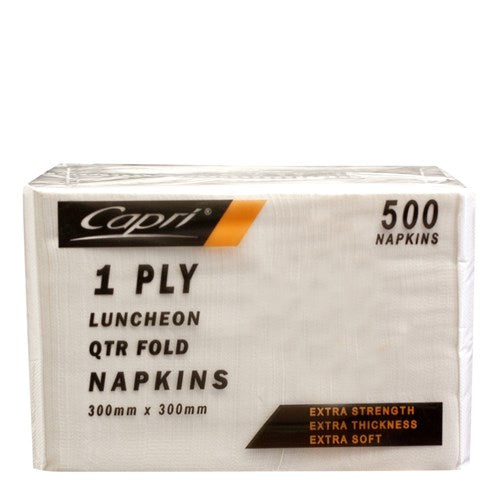 Capri Luncheon Napkin 1ply Quater Fold