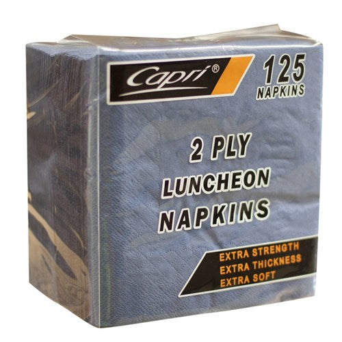 Capri Luncheon Napkin 2ply Dk Blue (125/2000)