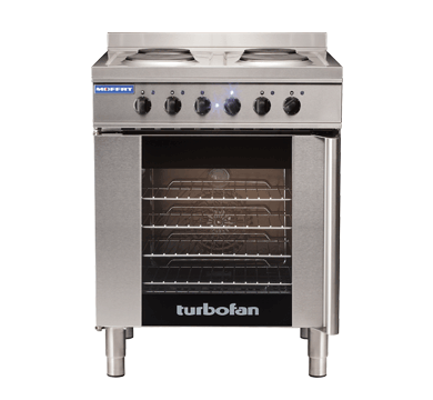 TURBOFAN Electric Convection Oven with Cooktop 4 Tray Capacity