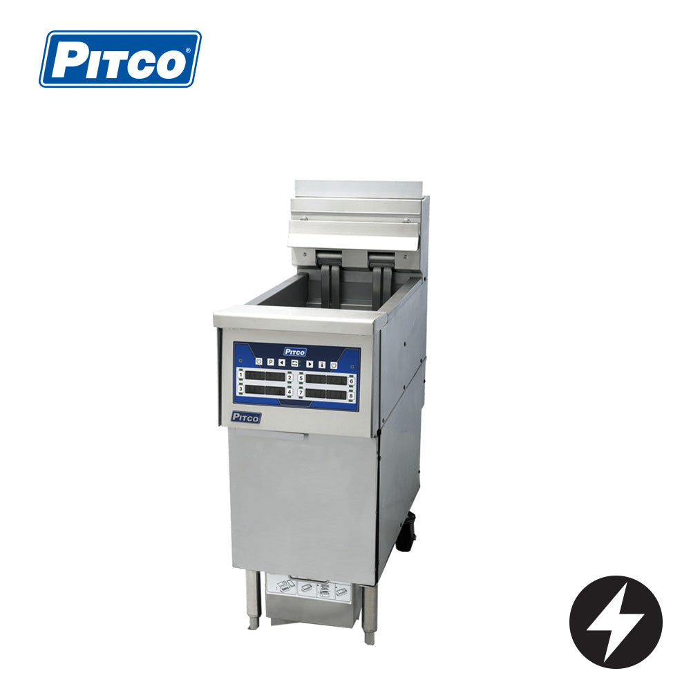 PITCO Electric Filter Fryer Split Tank 2 Baskets (Computer Controller)