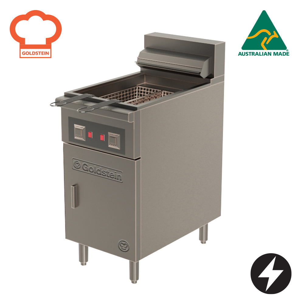 GOLDSTEIN Electric Split Pan Fryer 17 ltr. capacity per pan