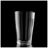 200ml CONICAL BEER GLASS P/CARB