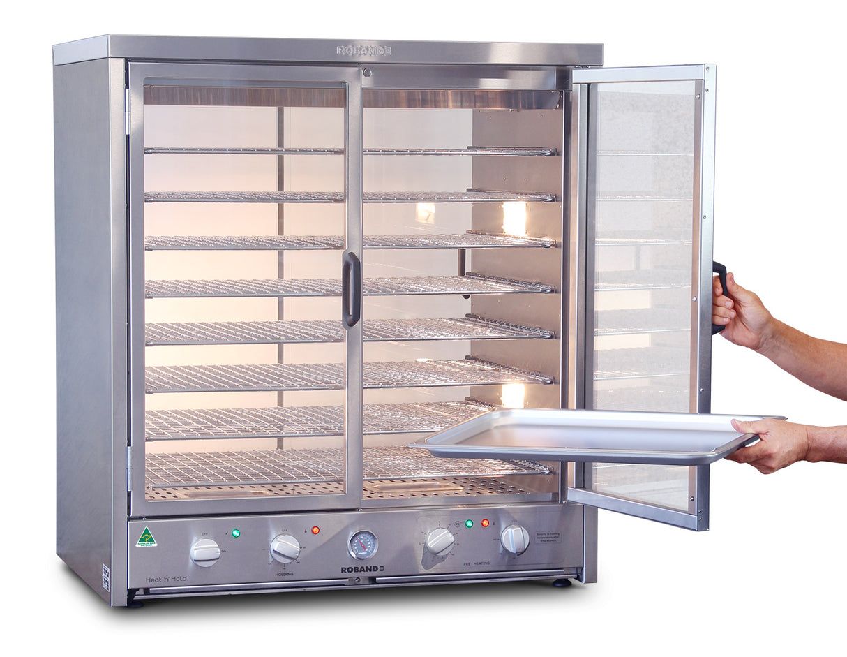 Heat 'N' Hold Sliding Glass Display Side