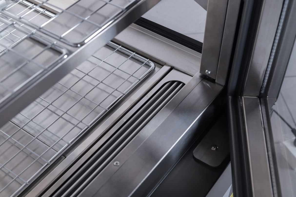 Anvil 4 Tier Hot Display Cabinet 1350mm HIgh