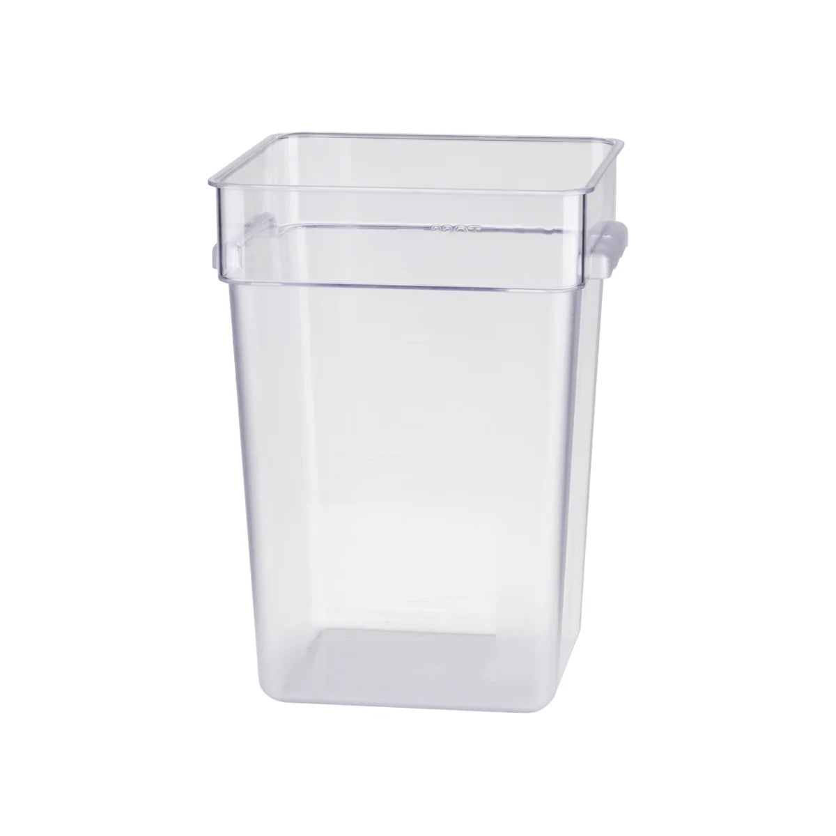 Safco 20.8lt Square Storage Container Clear