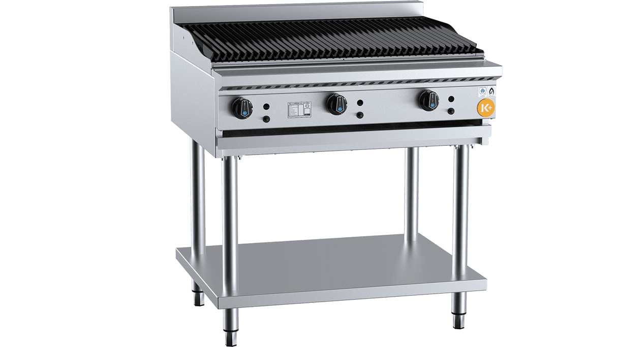 B+S K+ 900mm Char Broiler On Stand