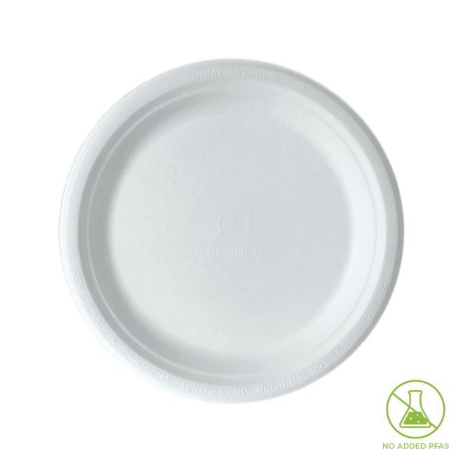 Sugarcane Plate 7 Inch (50)