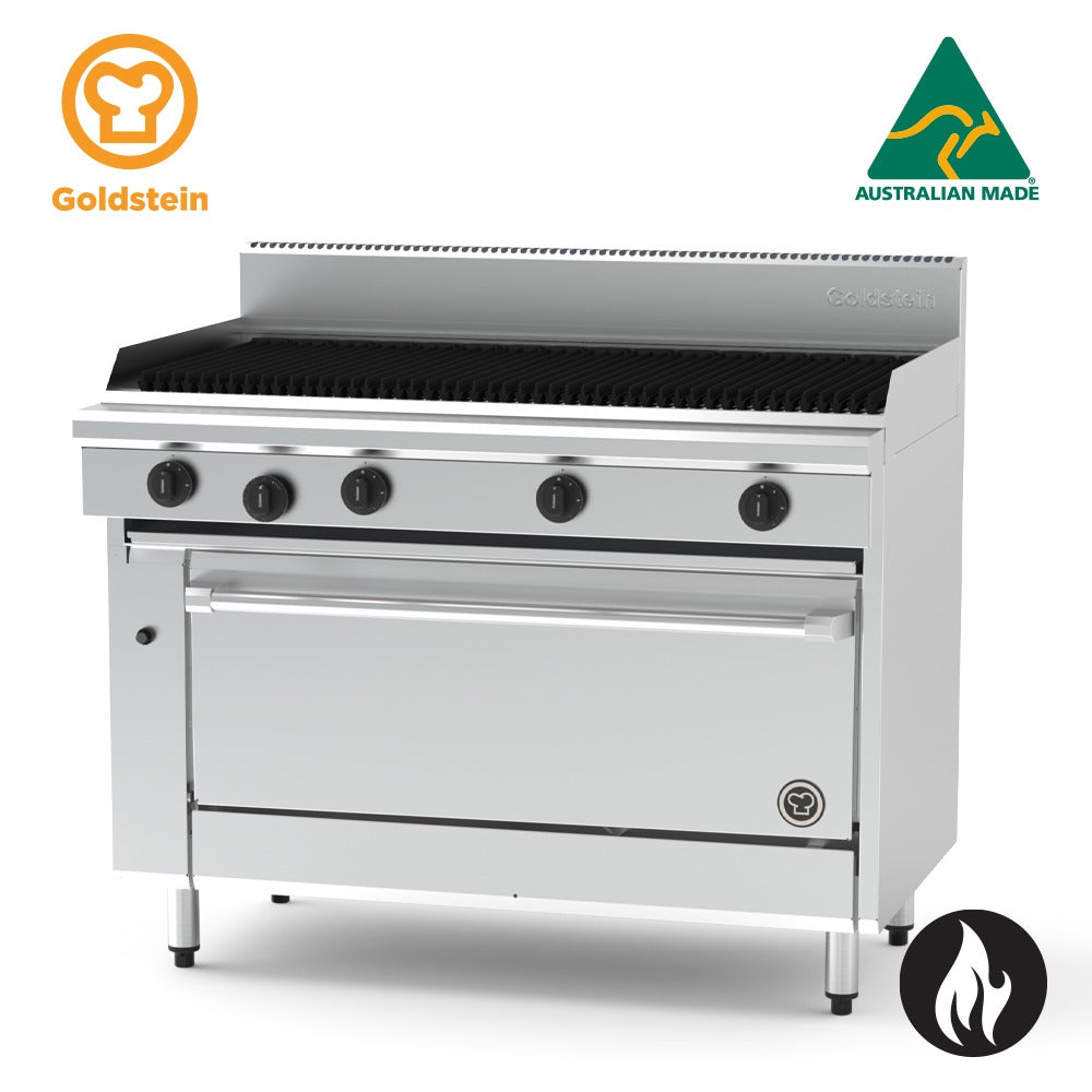 GOLDSTEIN Combination Range Oven Range 1219 x 510 BBQ, 40'' static gas oven