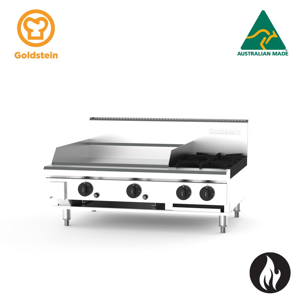 GOLDSTEIN Cooktop 2 burners, 610 x 520 x 20 mm griddle