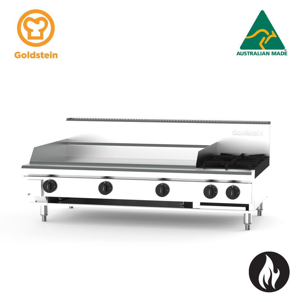 GOLDSTEIN Cooktop 2 burners, 914 x 520 x 20 mm griddle