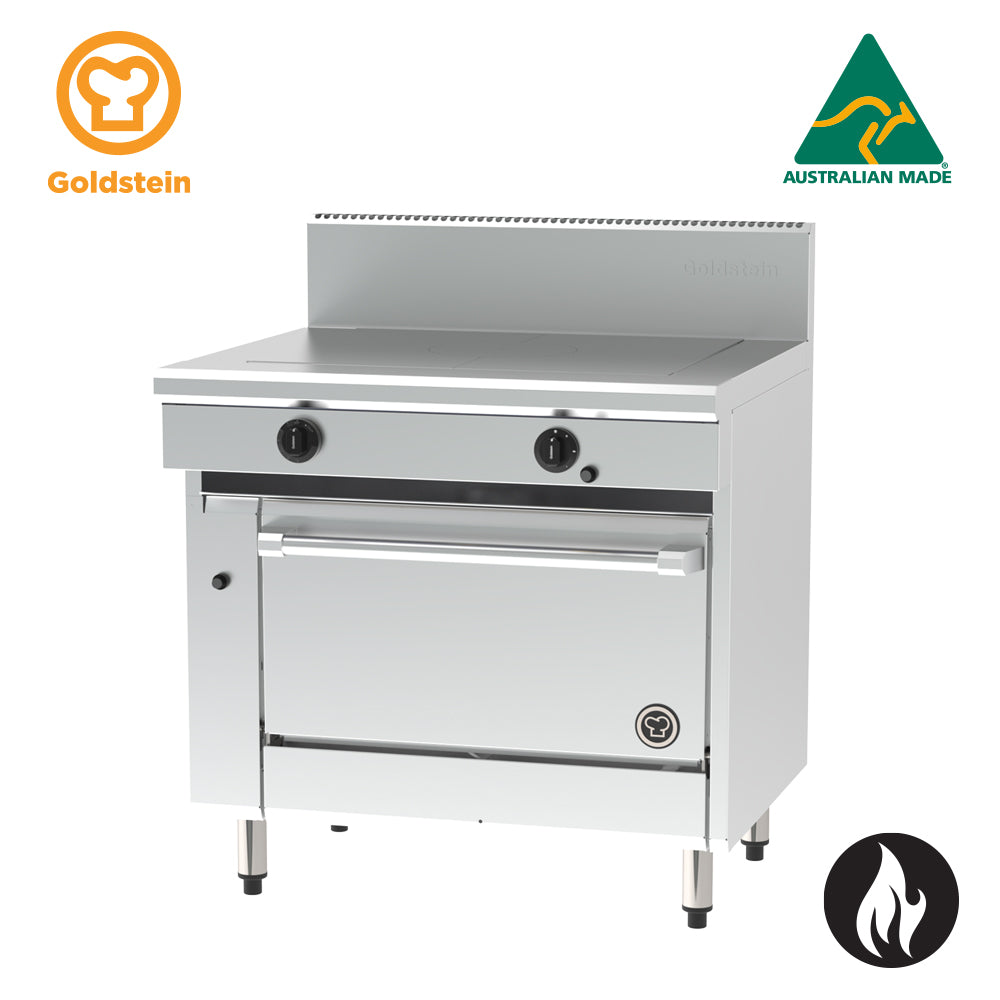 GOLDSTEIN gas target top range electric static oven