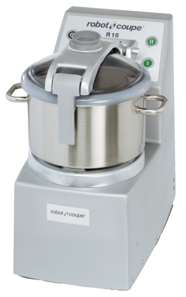 Robot Coupe R 15 - Cutter Mixer - 15L Stainless Bowl - Variable Speed - 3 Phase